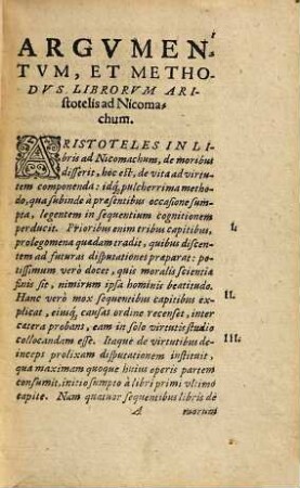 Aristotelis ethicorvm ad Nicomachvm libri decem