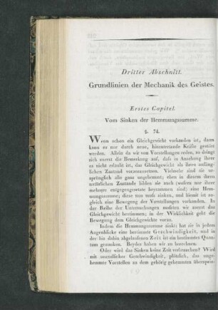 Dritter Abschnitt. Grundlinien der Mechanik des Geistes.