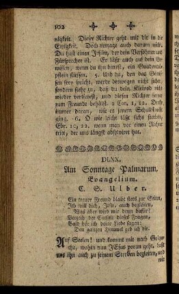 DLXX. Am Sonntage Palmarum. Evangelium.