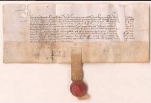 Urkunde des Herzogs Johann von Burgund betreffend die Abfertigung seiner Tochter zu ihrem Gemahl.
