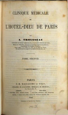 Clinique médicale de l'Hotel-Dieu de Paris, 2
