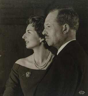 Fürst Franz Josef II. von Liechtenstein mit Gemahlin Fürstin Gina