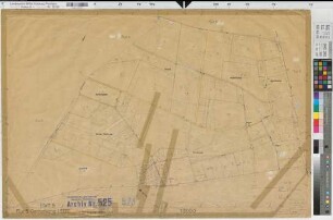 Lette (Coesfeld), Flurbereinigung Lette II, Bl.5 Zuteilungskarte Lette Flur 5