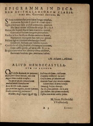 Aliud Hendecasyllabum In Eandem.
