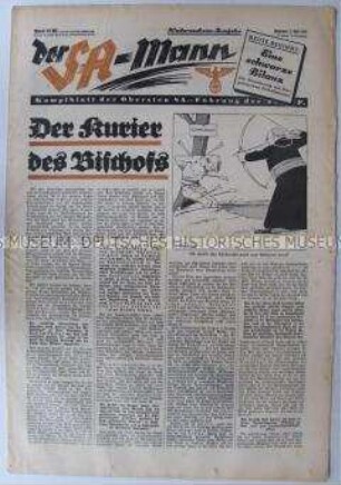 Wochenzeitung "Der SA-Mann" u.a. zur Antarktis-Forschung