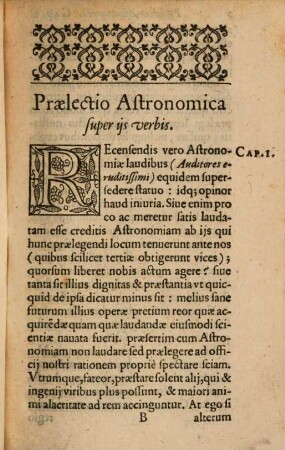 Praelectio astronomica de natura coeli