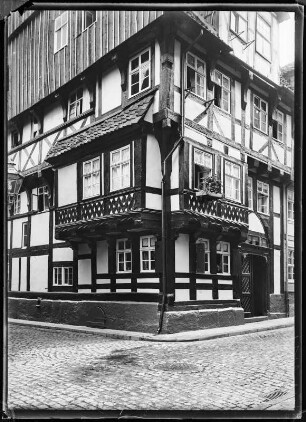 Hannoversch Münden. Fachwerkhaus mit Erker