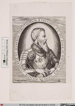 Bildnis Christian III., König von Dänemark und Norwegen, Herzog von Schleswig und Holstein (reg. 1533-59)