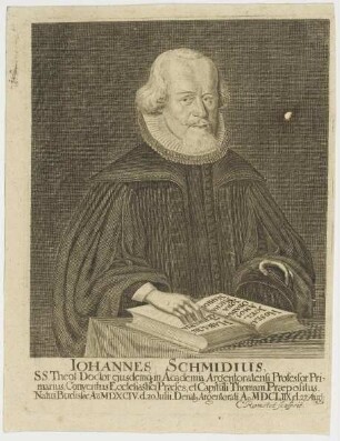 Bildnis des Iohannes Schmidius