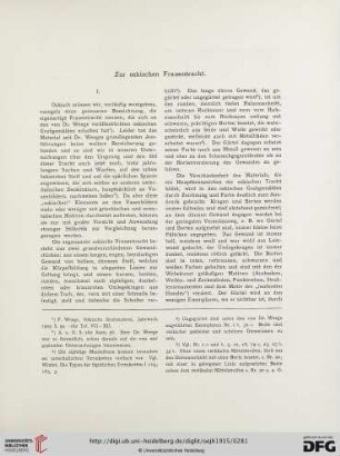 18.1915: Zur oskischen Frauentracht