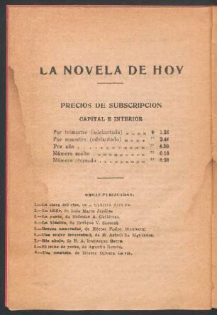 Obras publicadas