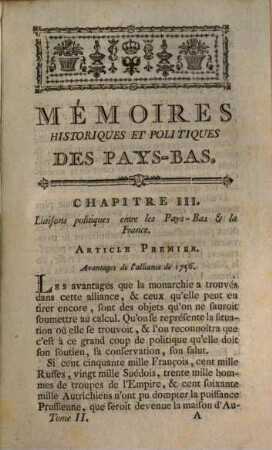 Mémoires Historiques Et Politiques Des Pays-Bas Autrichiens, 2