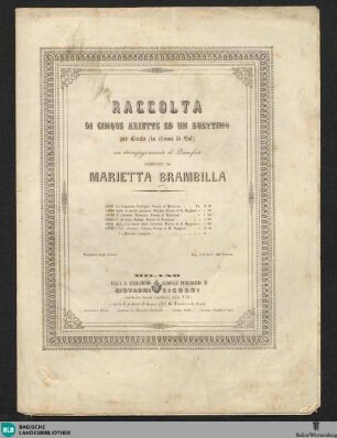 [5]: Ah! felice ancor saro : cavatina