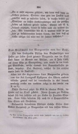 5. Das Grabmahl der Margarethe von der Sahl.