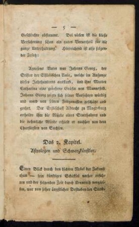 Das 2. Kapitel. Astrologen und Schwarzkünstler.