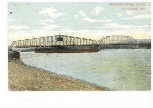 Mississippi River Bridge bei La Crosse