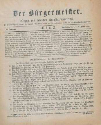 1./15. Januar-15. Dezember = No. 1/2-24