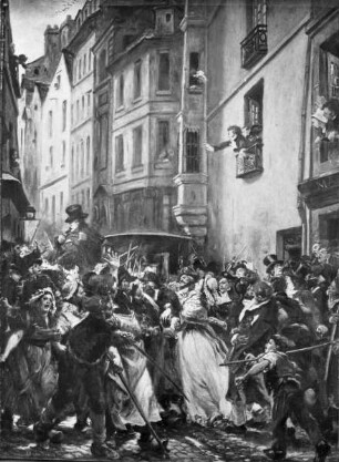 Die Verhaftung der Charlotte Corday