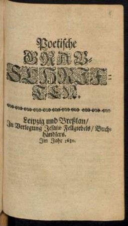 Poetische Grab-Schriften