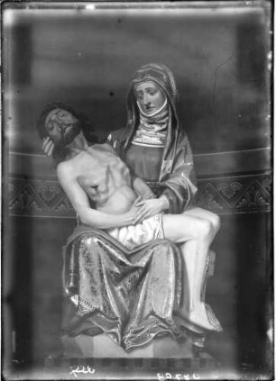 Reichenau Oberzell Sankt Georg Kirche Holzfigur Pieta (um 1461/1470)