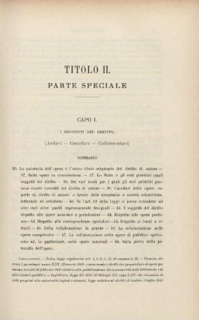 Capo I. I soggetti del diritto (Autori - Coautori - Collaboratori)
