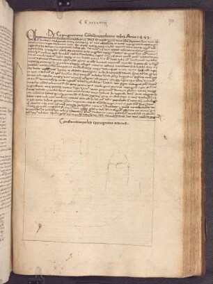 Fall von Konstantinopel 1453 = Druck CCXLIXr