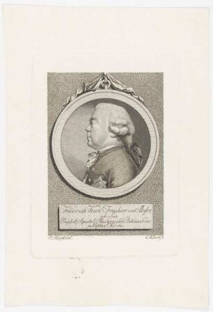 Bildnis des Friedrich Karl Freyherr von Moser