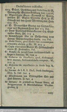Deductiones miscellae