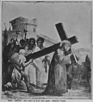 Kreuzweg — 2. Station: Jesus nimmt das Kreuz auf sich