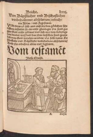 Vom testament Jhesu Christi.