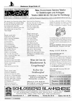 Was ist los in Blankenese & Umgebung?