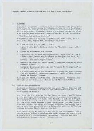 Engerer Bauwettbewerb Internationales Begegnungszentrum der Wissenschaft (IBZ) (nicht realisiert) – Erläuterungsbericht. Berlin-Wilmersdorf, Wiesbadener Straße 18