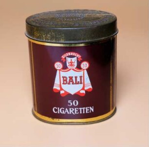 Zigarettenmarke Bali / 50er Geschenkdose