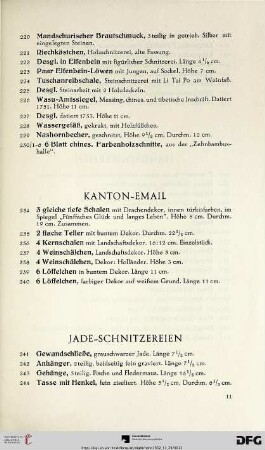 Kanton-Email (Nr. 234-240)
