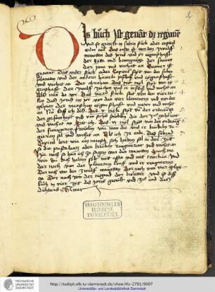 Heinrich Laufenberg. Regimen