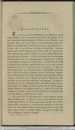 Feuerspritze