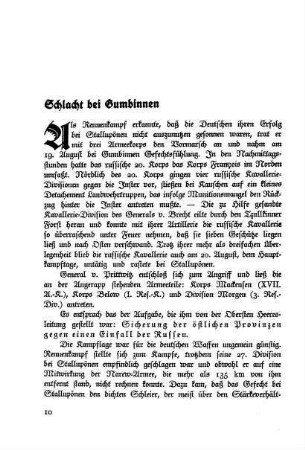 Schlacht bei Gumbinnen