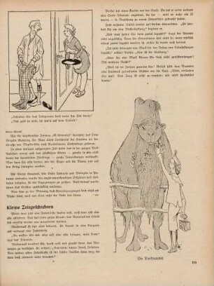"Schieben Sie das Telegramm doch unter der Tür durch" "Die Tierfreundin"