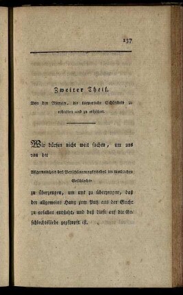 Allgemeinheit des Verschönerungstriebes im weiblichen Geschlechte.