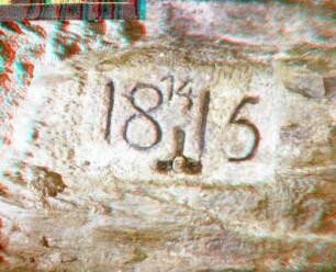 Durchschlagstafel von 1815 im Alten Tiefen Fürstenstolln