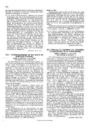 Fortbildungslehrgänge auf dem Gebiete der körperlichen Erziehung : [Körperliche Erziehung] ; [Für das Reich] ; [Amtliche Erlasse] ; [Amtlicher Teil]