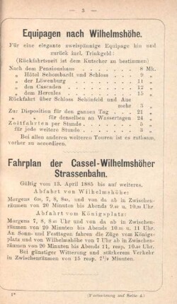 Equipagen nach Wilhelmshöhe.