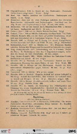 Nachtrag (Nr. 816-830)