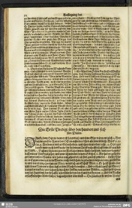 Außlegung des hundert und sechsten Psalms