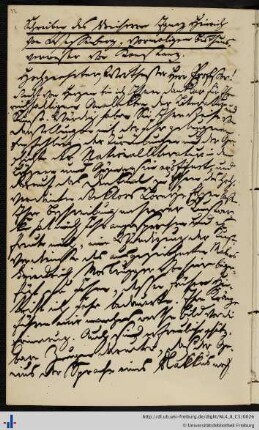 Brief von Ignaz Heinrich von Wessenberg an Franz Karl Grieshaber (12.04.1842)