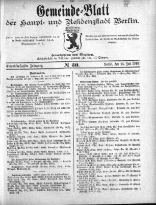 1910,30: No. 30, 24. Juli 1910