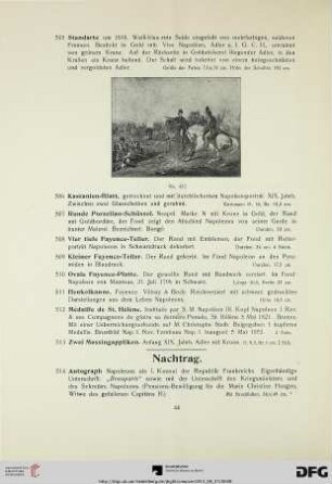 Nachtrag (Nr. 514-555)