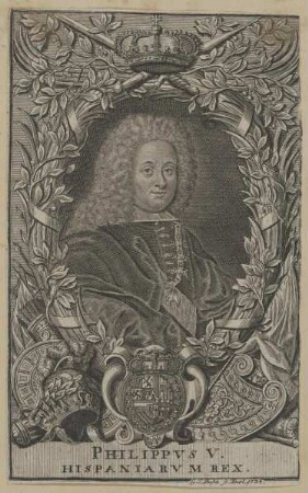 Bildnis des Philippvs V., König von Spanien