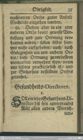 Gesundheits-Directoren