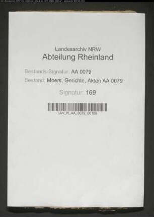 Hendrich Hinnen und Konsorten gegen Friedrich Morssen zu Assberg wegen rückständigen Lohnes des bei Letzterem als Knecht gewesenen + Jakob Hinnen
